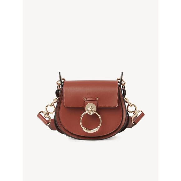 Chloe Small Tess Bag Brown Leather - Picture 1 of 11
